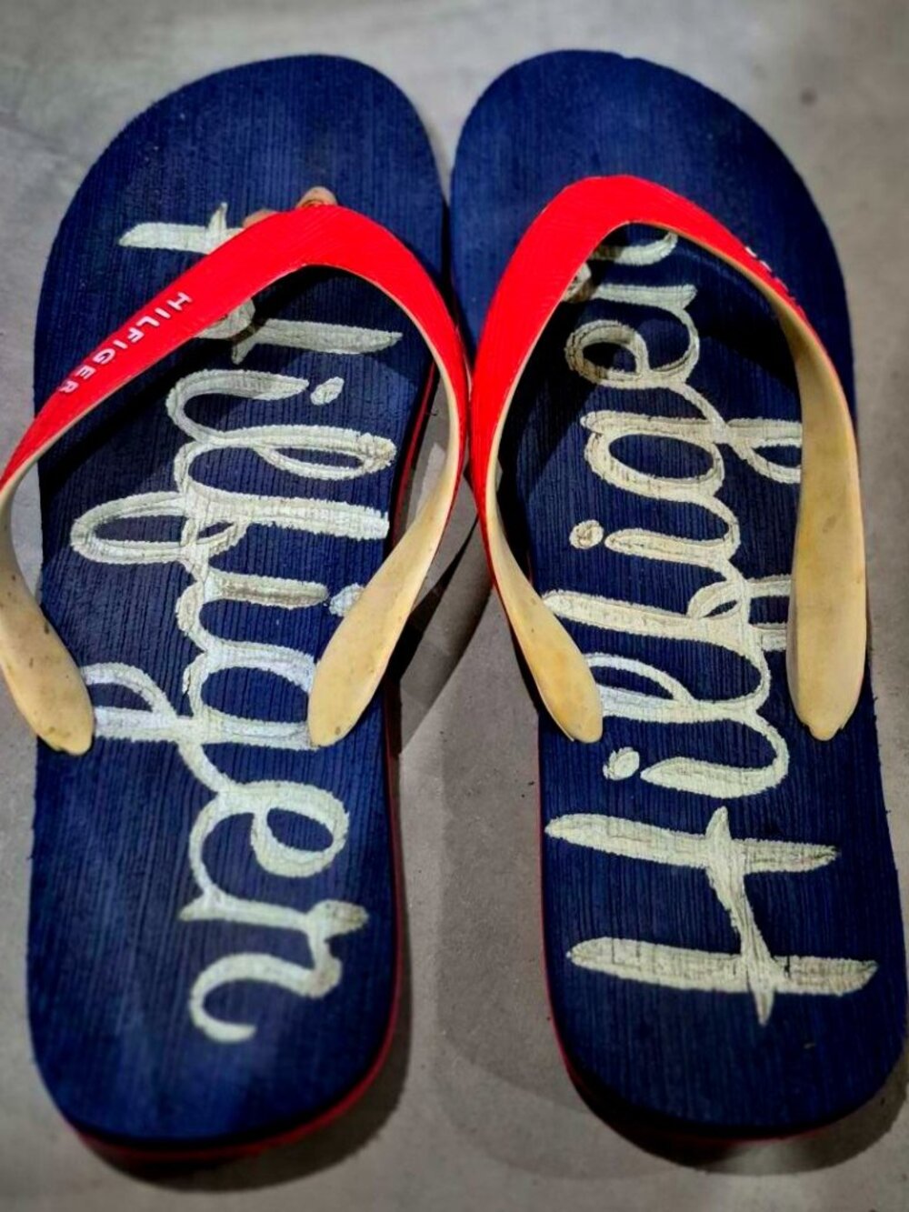 Size 12 Tommy Hilfiger Flip Flops